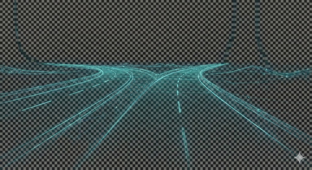 road ahead transparent road ahead transparent